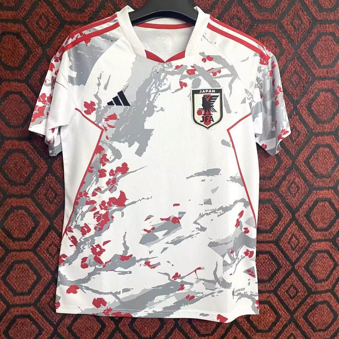 AAA Quality Japan 23/24 Special White Flower Soccer Jersey